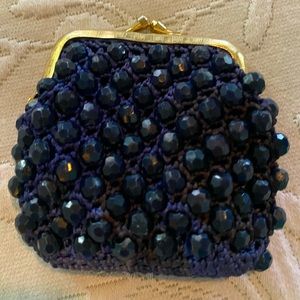 Vintage beaded change purse